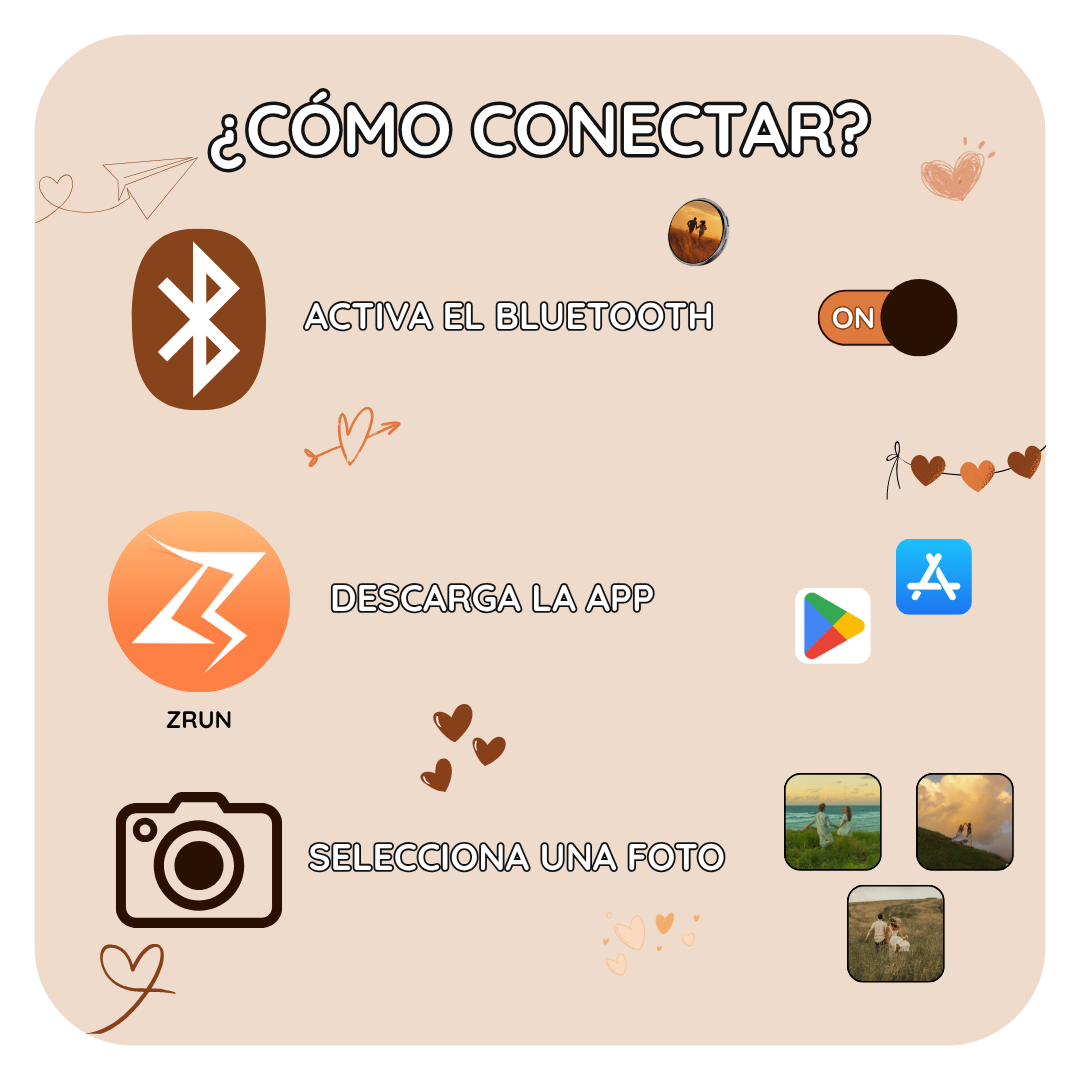 Broche Digital con Pantalla Táctil